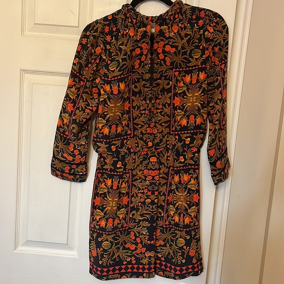 Dolce Vita Silk Patterned Dress - Picture 4 of 6